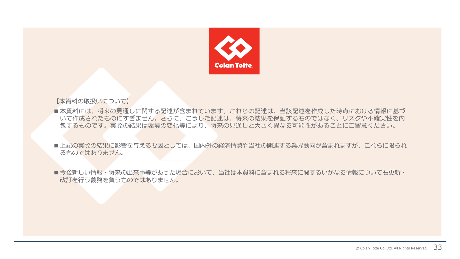 市場環境の核心