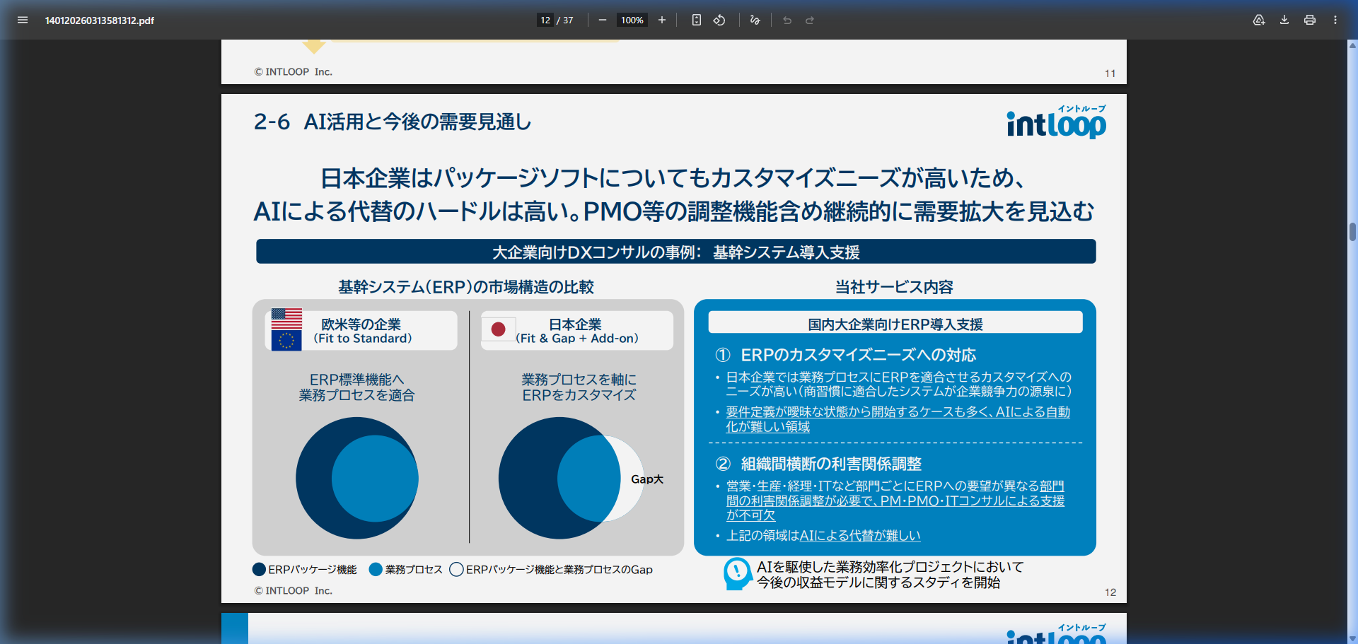 今後の見通しの核心